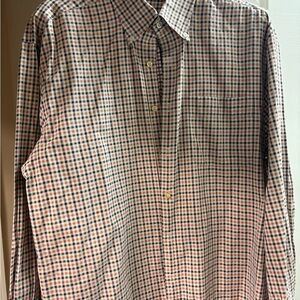 Peter Millar Multicolor Checkered Dress Shirt